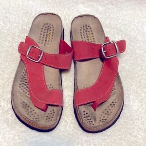 Sun Bay Pink Becky Leather Sandals